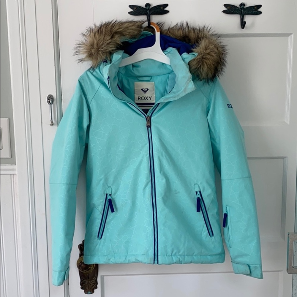 Roxy Girl Mint Green Ski Jacket